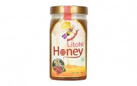 Superbee Litchi Honey   Plastic Jar  1 kilogram
